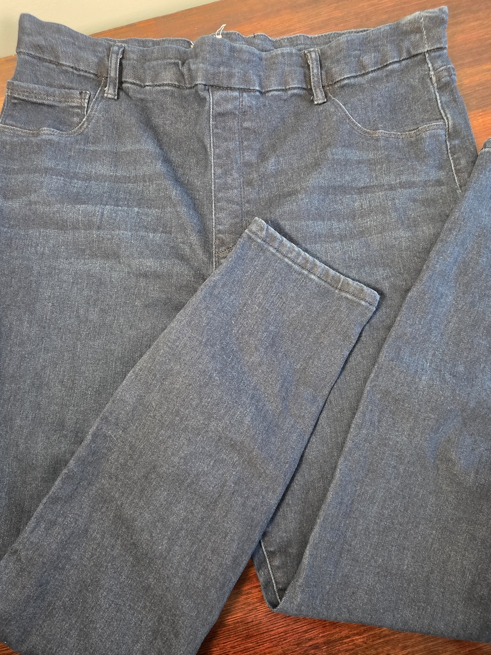 Time and Tru Women’s XL (16–18) Dark Wash Pull-On Skinny Jeans Jeggings